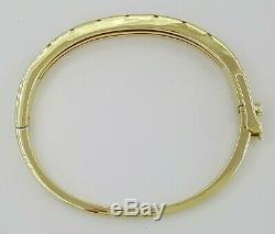 0.6 ct Roberto Coin Classica Parisienne 18k Gold Diamond Bracelet Bangle 31.2 g