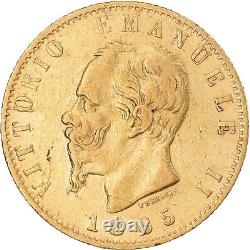 #1112564 Coin, Italy, Vittorio Emanuele II, 20 Lire, 1865, Torino, AU, G, old