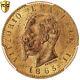 #1120540 Coin, Italy, Vittorio Emanuele II, 20 Lire, 1865, Torino, PCGS, MS63