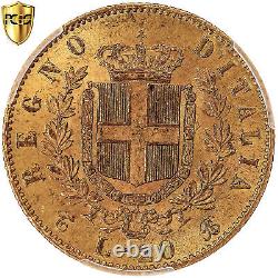 #1120540 Coin, Italy, Vittorio Emanuele II, 20 Lire, 1865, Torino, PCGS, MS63