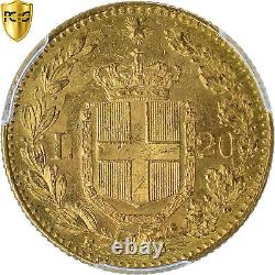 #1120557 Coin, Italy, Umberto I, 20 Lire, 1882, Rome, PCGS, MS62, MS(60-62), G