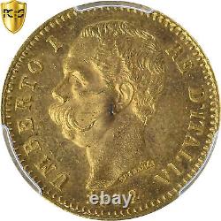 #1120558 Coin, Italy, Umberto I, 20 Lire, 1882, Rome, PCGS, MS63, MS(63), Gold