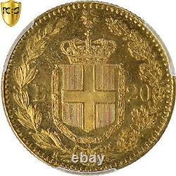 #1120559 Coin, Italy, Umberto I, 20 Lire, 1882, Rome, PCGS, MS63, MS(63), Gold