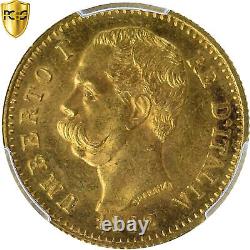 #1120566 Coin, Italy, Umberto I, 20 Lire, 1882, Rome, PCGS, MS64, MS(64), Gold