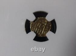1197-1250 Sicily MESSINA (Italy) FEDERICK II TARI GOLD NGC XF 45 ONE FINER