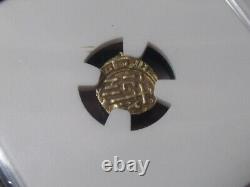 1197-1250 Sicily MESSINA (Italy) FEDERICK II TARI GOLD NGC XF 45 ONE FINER