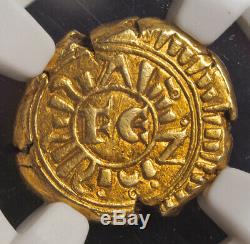 1250, Kingdom of Sicily, Frederick II. Gold 6 Tari Coin. (5.95gm!) NGC AU-55