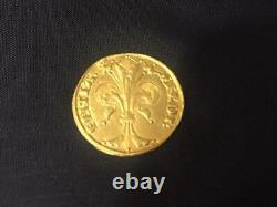 1252-1303 Gold Florin coin, Papal states 3.52g