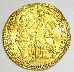 1343-54 Italy Andrea Dandalo Venice AV Ducat Gold Coin Good VF / XF