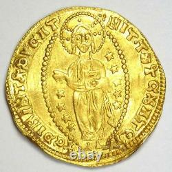 1343-54 Italy Andrea Dandalo Venice AV Ducat Gold Coin Good VF / XF