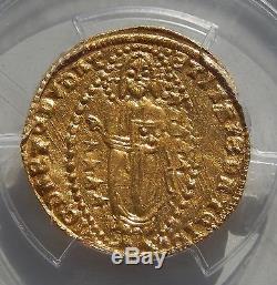 1346-64 Italy-Achaia 1 Zecchino MS 62 PCGS