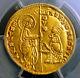 1346, Italy, Duchy of Achaia, Robert of Anjou. Gold Zecchino Coin. PCGS MS-61