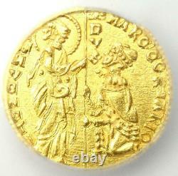 1365-1368 Italy Venice Gold AV Ducat Coin (1D) Certified ICG MS62 (BU UNC)