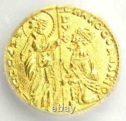 1365-1368 Italy Venice Gold AV Ducat Coin (1D) Certified ICG MS62 (BU UNC)