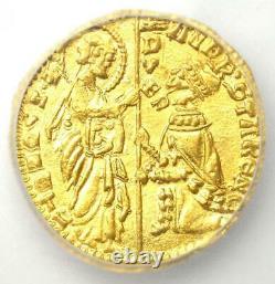 1365-82 Italy Contarini Venice AV Ducat Gold Coin Certified ICG MS64 (BU UNC)