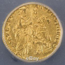 1368-1382 Italy Gold Ducat Coin Andrew Contarini Icg Ms63 Lot#e906