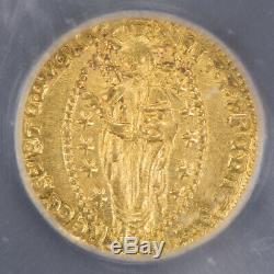 1368-1382 Italy Gold Ducat Coin Andrew Contarini Icg Ms63 Lot#e906