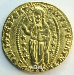 1382-1400 GOLD COIN Antonio Venier, Doge of Venice, Zecchino or Ducat