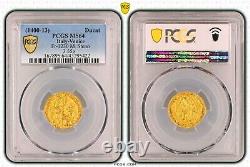 1400, Venice, Michele Steno (Doge). Gold Zecchino Ducat Coin (3.55gm) PCGS MS64