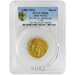 (1423-57) Ducat, Fr. 1241 ITALY-VENICE, PCGS MS64 Rare Coin