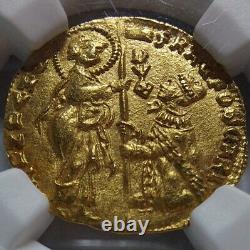 1423-57 Venice GOLD Ducat NGC MS-63 Doge Coin of Francesco Foscari