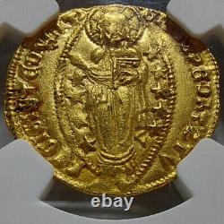 1423-57 Venice GOLD Ducat NGC MS-63 Doge Coin of Francesco Foscari