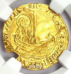 1455 Italy Papal States Gold Ducat Coin Certified NGC AU Details Rare