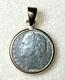 14K Yellow Gold Bezel 100 Lire Coin Pendant Milor Italy 4.3 Grams