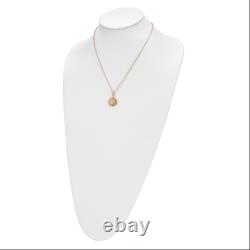 14K Yellow Gold Coin Necklace