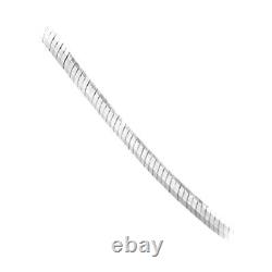 14k 19.5 long x 1.38mm wide White Gold Italian Snake Chain