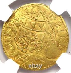 1552 Italy Papal States Gold Julius III S'Dor Coin NGC VF Details