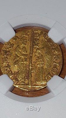 1559-1567 venice, italian states 1 zecchino gold coin, doge G. Priuli, NGC-vf 35