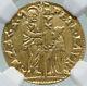 1567 ITALY Italian VENICE Doge Francesco Loredan GOLD Zecchino Coin NGC i87383