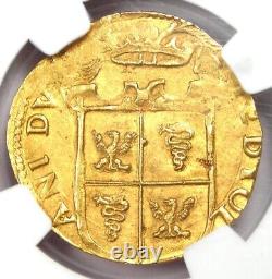 1588 Italy Milan Gold Philip II Doppia Gold Coin Certified NGC MS62 (BU UNC)