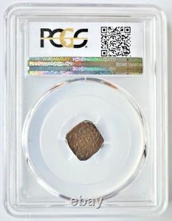 1665 Italy Milan Square Quattrin PCGS Gold Shield XF 45 BN $168.88
