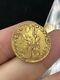1722 Italy Venice Mocenigo Gold Zecchino Ducat Christ Coin Good AU