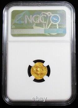 1740-42 Italy Papal States Gold 1/2 SCUDO ROMANO FR-233 NGC AU Details Damaged
