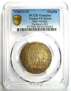 1760-GAS Italy-Venice, Paolucci-243, Osella, PCGS graded VF detail, tooled