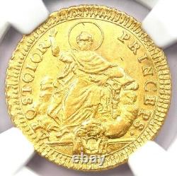 1786 Italy Papal States Gold Pius VI Gold 30 Paoli Doppa NGC MS61 (BU UNC)