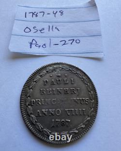 1787 Venezia-osella Paolo Renier Year 9 Coin