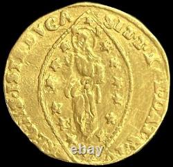 1789-1797 Gold Ducat Zecchino Venice Italy Last Doge Ludovico Manin Coin