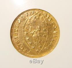 1789-97 Italy, Venice Ludovico Manin Gold Zecchino NGC AU58