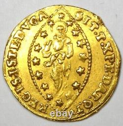 1789-97 Italy Venice Manin Gold Jesus Christ Zecchino 1Z Choice AU / UNC MS