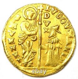 1789-97 Italy Venice Manin Gold Zecchino 1Z Choice AU / UNC MS Rare Coin