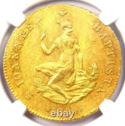 1800 Italy Tuscany Ruspone Gold 3 Zecchini 3Z NGC Uncirculated Detail (UNC MS)