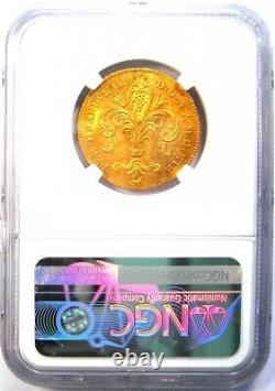 1800 Italy Tuscany Ruspone Gold 3 Zecchini 3Z NGC Uncirculated Detail (UNC MS)
