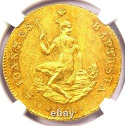 1800 Italy Tuscany Ruspone Gold 3 Zecchini 3Z NGC Uncirculated Detail (UNC MS)