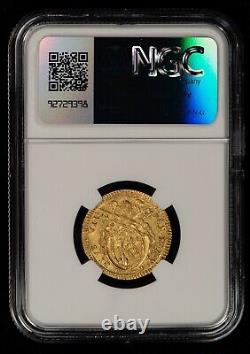 (1804) V Italy Doppia Gold Papal States Pius VII. 1612 AGW NGC MS 62 G2950
