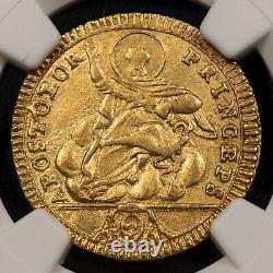 (1804) V Italy Doppia Gold Papal States Pius VII. 1612 AGW NGC MS 62 G2950