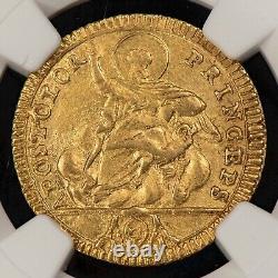 (1804) V Italy Doppia Gold Papal States Pius VII. 1612 AGW NGC MS 62 G2950